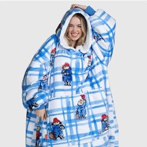 Oodie brand Paddington Bear wearable blanket with oversized hood